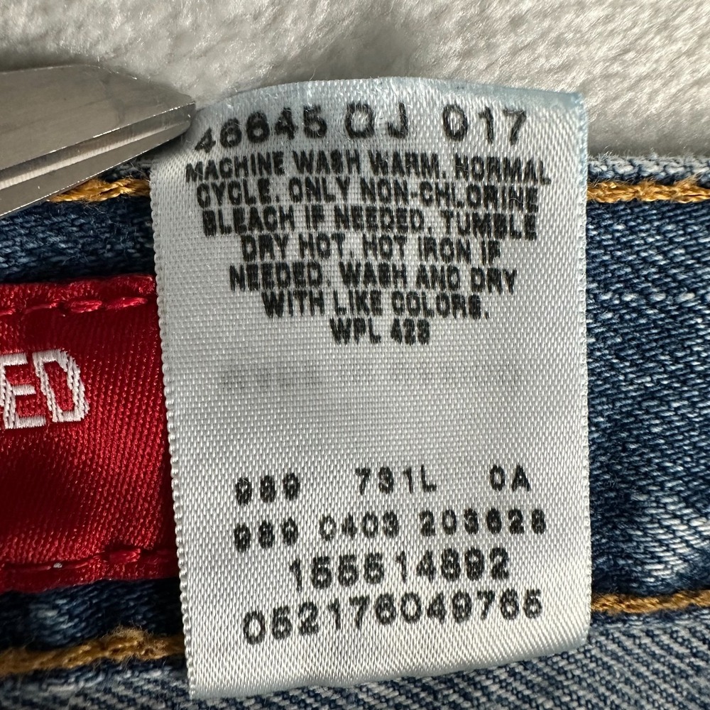 Levi's 550 Denim Jeans Women's Size 12 Mis L Relaxed Fit Tapered Leg High Rise - Picture 12 of 13